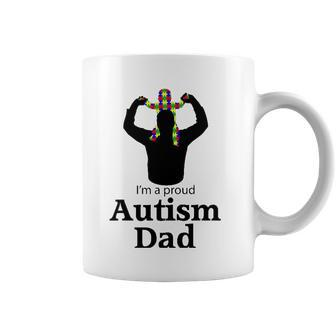 Im A Proud Autism Dad Autism Awareness Gifts Coffee Mug | Mazezy