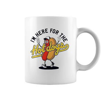 Im Here For The Hot Dogs Coffee Mug | Mazezy