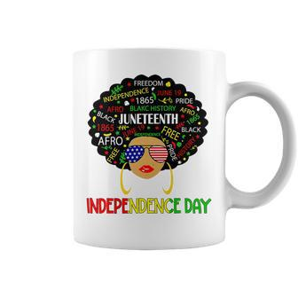 Is My Independence Day Black Women 4Th Of July Juneteenth T-Shirt Coffee Mug - Seseable