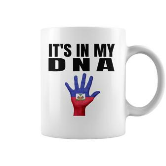 Its In My Dna Haitian Flag Haitian Independence Coffee Mug | Mazezy