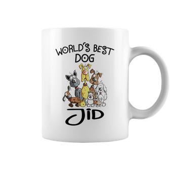 Jid Grandpa Gift Worlds Best Dog Jid Coffee Mug - Seseable