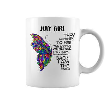 July Girl Birthday I Am The Storm Coffee Mug - Seseable