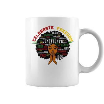 Juneteenth Celebrate Freedom Tshirt Coffee Mug - Monsterry CA