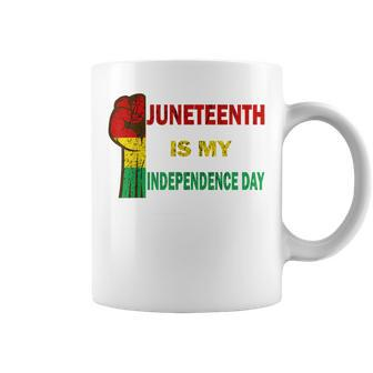 Juneteenth Is My Independence Day For Women Men Kids Vintage Coffee Mug - Seseable