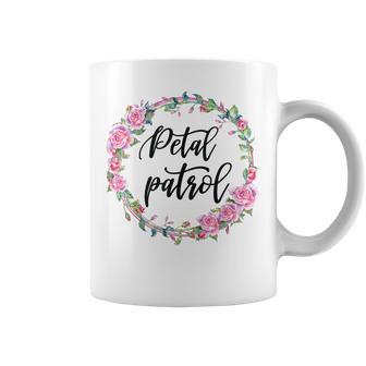 Kids Flower Girl Wedding Bridal Party Petal Patrol Coffee Mug - Seseable