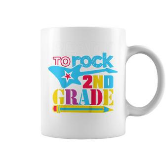 Kids Ready To Rock Second Grade 2Nd Grade Back To School Coffee Mug - Seseable