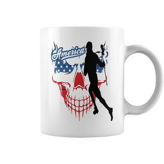 Lacrosse Usa Flag Coffee Mug | Favorety AU