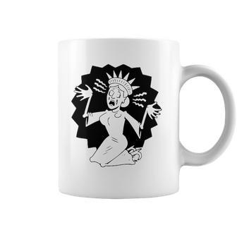 Lady Liberty Patriotic Panic Funny 2022 Gift Coffee Mug | Mazezy