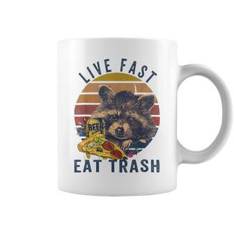 Live Fast Eat Trash 789 Shirt Coffee Mug | Favorety