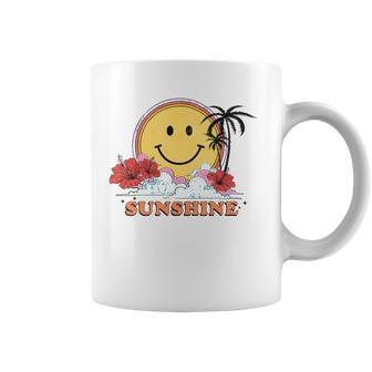 Live In The Sunshine Womens Summer Sunshine Happy Sun Smile Coffee Mug | Mazezy