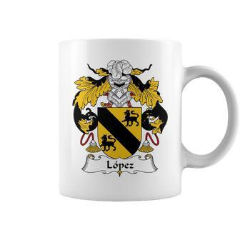 Lopez Coat Of Armsfamily Crest Classic T Shirt Coffee Mug - Seseable
