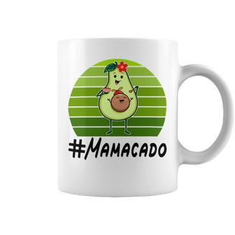 Mamacado Funny Avocado Vegan Gift Coffee Mug - Monsterry