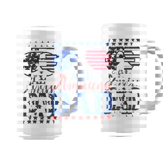 Mens 4Th Of July All American Dad Sunglasses Matching Family Coffee Mug - Seseable