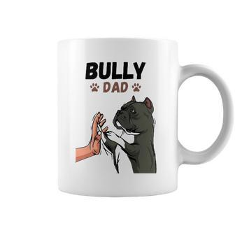 Mens American Bully Dad Dog Owner Funny Men Coffee Mug | Mazezy