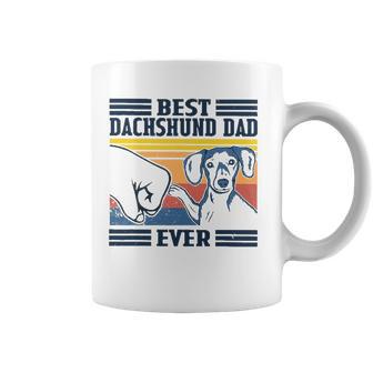 Mens Best Dachshund Dad Ever Funny Dog Lover Fathers Day Gift Coffee Mug | Mazezy