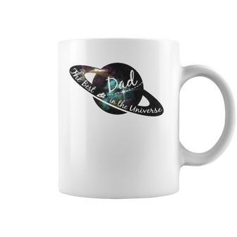 Mens Best Dad In The Universe Fathers Day - Space Nebula Gift Coffee Mug | Mazezy AU