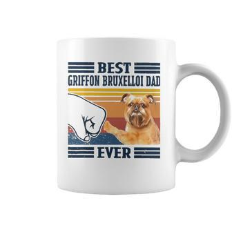Mens Best Griffon Bruxellois Dad Ever Funny Dog Lover Fathers Day Coffee Mug | Mazezy