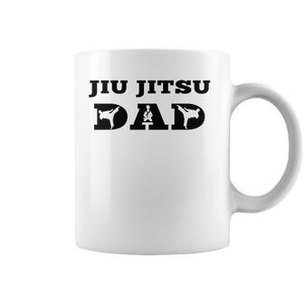 Mens Brazilian Jiu Jitsu Dad Fighter Dad Gift Coffee Mug | Mazezy