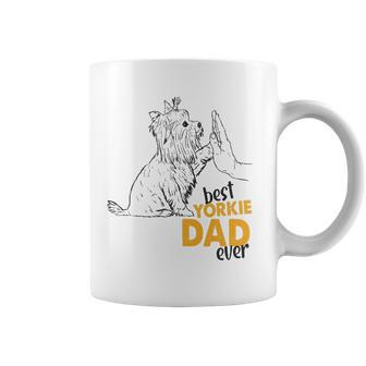 Mens Dog Yorkie I Love Yorkie Dad Best Yorkie Dad Ever Coffee Mug | Mazezy