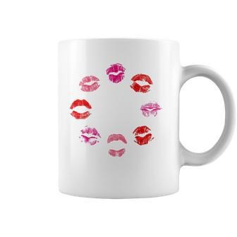 Mens Kiss Lipstick Print Lip Design Makeup Cute And Trendy Design Coffee Mug | Mazezy