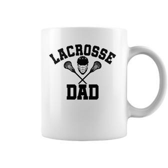 Mens Lacrosse Dad Lax Daddy  Fathers Day Gift Coffee Mug