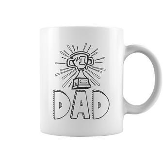 Mens Mens 1 Dad Coloring Tee Diy Fathers Day Gift Idea Funny Coffee Mug | Mazezy