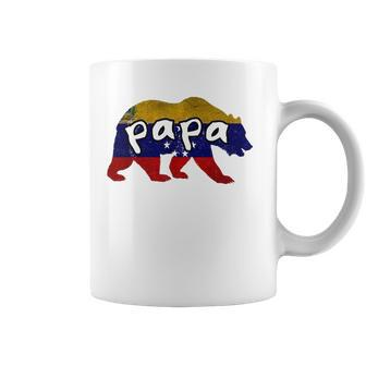 Mens Venezuelan Papa Bear Matching Gift Coffee Mug | Mazezy