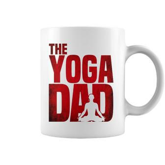 Mens Yoga Dad Meditation Namaste Fathers Day Gift Coffee Mug | Mazezy