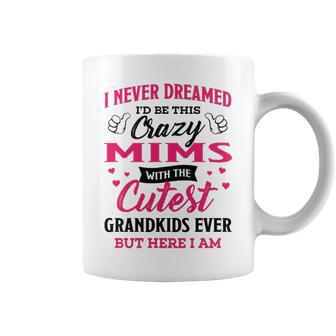 Mims Grandma Gift I Never Dreamed I’D Be This Crazy Mims Coffee Mug - Seseable