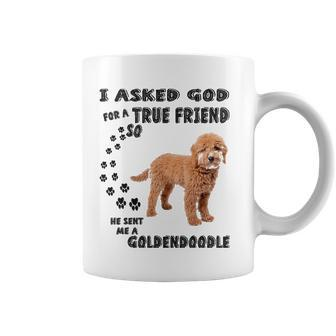 Mini Goldendoodle Quote Mom Doodle Dad Art Cute Groodle Dog Coffee Mug | Mazezy DE