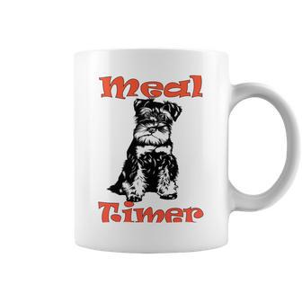 Miniature Schnauzer At Home Meal Timer Multi Tasking Dog Coffee Mug | Favorety CA