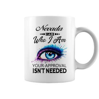 Nevada Name Gift Nevada I Am Who I Am Coffee Mug - Seseable