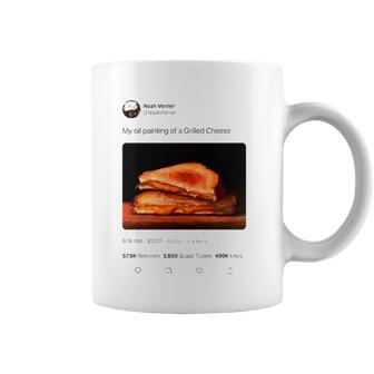 Noahverrier My Oil Painting Of A Grilled Cheese Coffee Mug | Mazezy