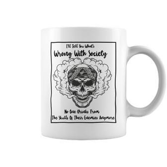 Official Wrong Society Drink From The Skull Of Your Enemies Coffee Mug | Favorety