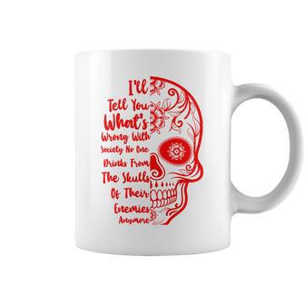 Official Wrong Society Drink From The Skull Of Your Enemies V3 Coffee Mug | Favorety