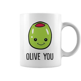 Olive You Olive You Funny Olives Coffee Mug | Mazezy