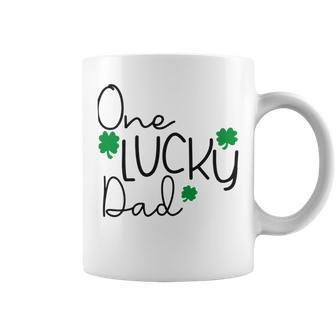 One Lucky Dad Funny St Patrick Day Coffee Mug | Favorety
