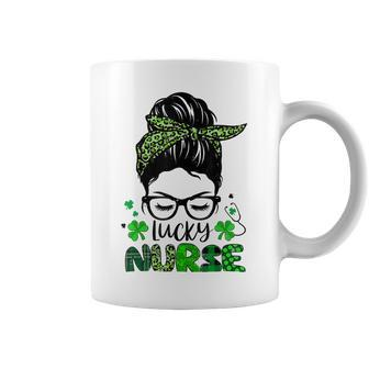 One Lucky Nurse St Patricks Day For Women Funny Nurse Coffee Mug | Favorety