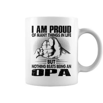 Opa Grandpa Gift Nothing Beats Being An Opa Coffee Mug - Seseable