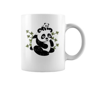 Papa Bear Panda Dad Baby Daddy Tee Cute Fathers Day Gift Coffee Mug | Mazezy