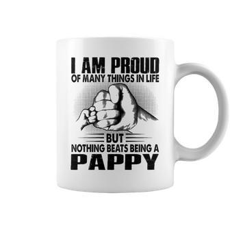 Pappy Grandpa Gift Nothing Beats Being A Pappy Coffee Mug - Seseable