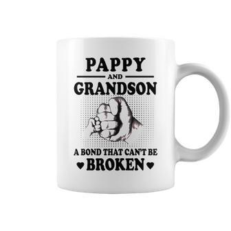 Pappy Grandpa Gift Pappy Grandpa And Grandson A Bond That Cant Be Broken Coffee Mug - Seseable