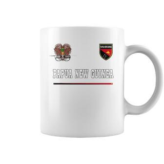 Papua New Guinea Sports Soccer Jersey Tee Flag Football Coffee Mug | Mazezy
