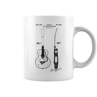 Patent Drawing Old Acoustic Guitar Coffee Mug | Favorety