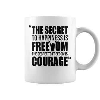 Patriotic 4Th Of July Freedom Courage - Awesome Gift T-Shirt Coffee Mug - Seseable