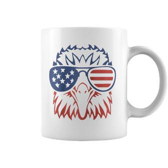 Patriotic Eagle 4Th Of July Usa American Flagraglan Baseball Coffee Mug | Mazezy AU