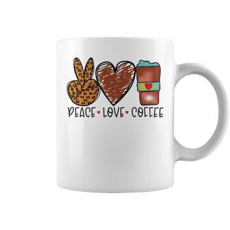 Peace Love Coffee Coffee Mug | Favorety AU