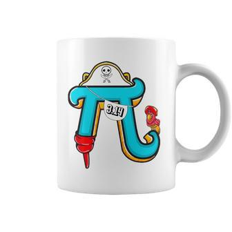 Pi Day Pirate Funny Pi Day Math Coffee Mug | Mazezy