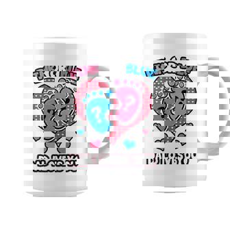 Pink Or Blue Dad Loves You Gender Reveal Announcement Coffee Mug | Mazezy