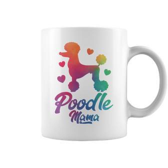 Poodle Mama Colorful Poodle Dog Mom Coffee Mug | Favorety CA